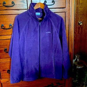 Columbia fleece purple 1x Benton Springs style